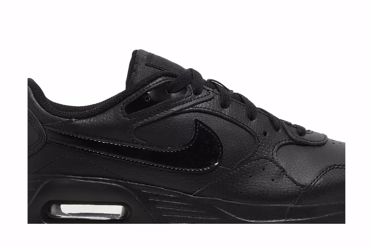 Nike Air Max SC Leather Triple Black, view 3