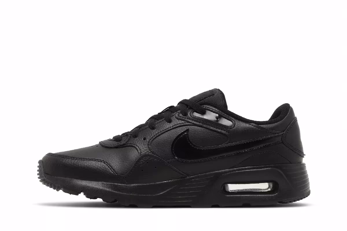 Nike Air Max SC Leather Triple Black, view 4