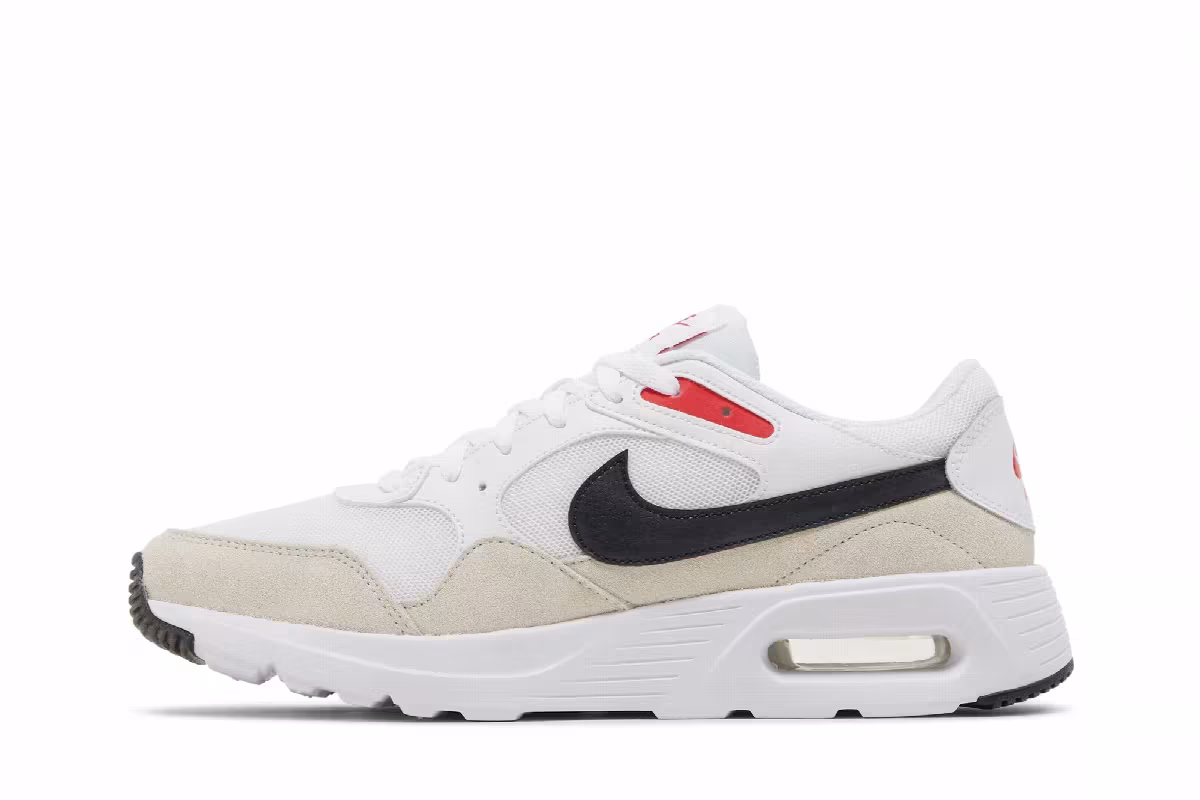 Nike Air Max SC White University Red, view 4