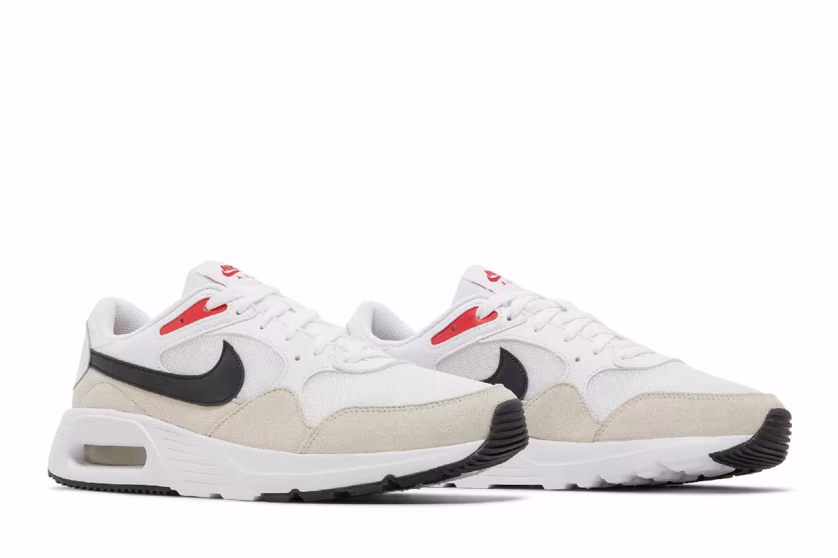 Nike Air Max SC White University Red, view 9