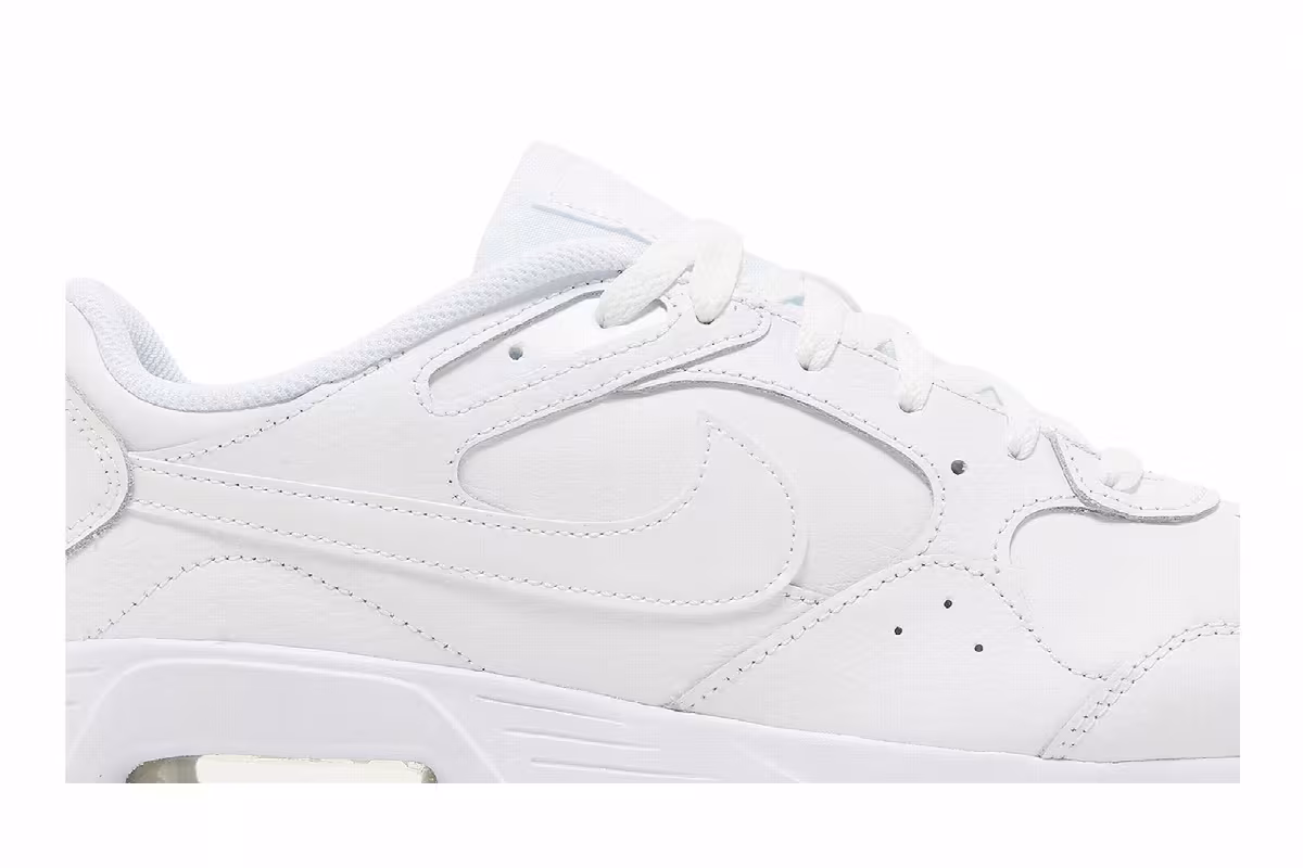Nike Air Max Leather SC Triple White, view 3