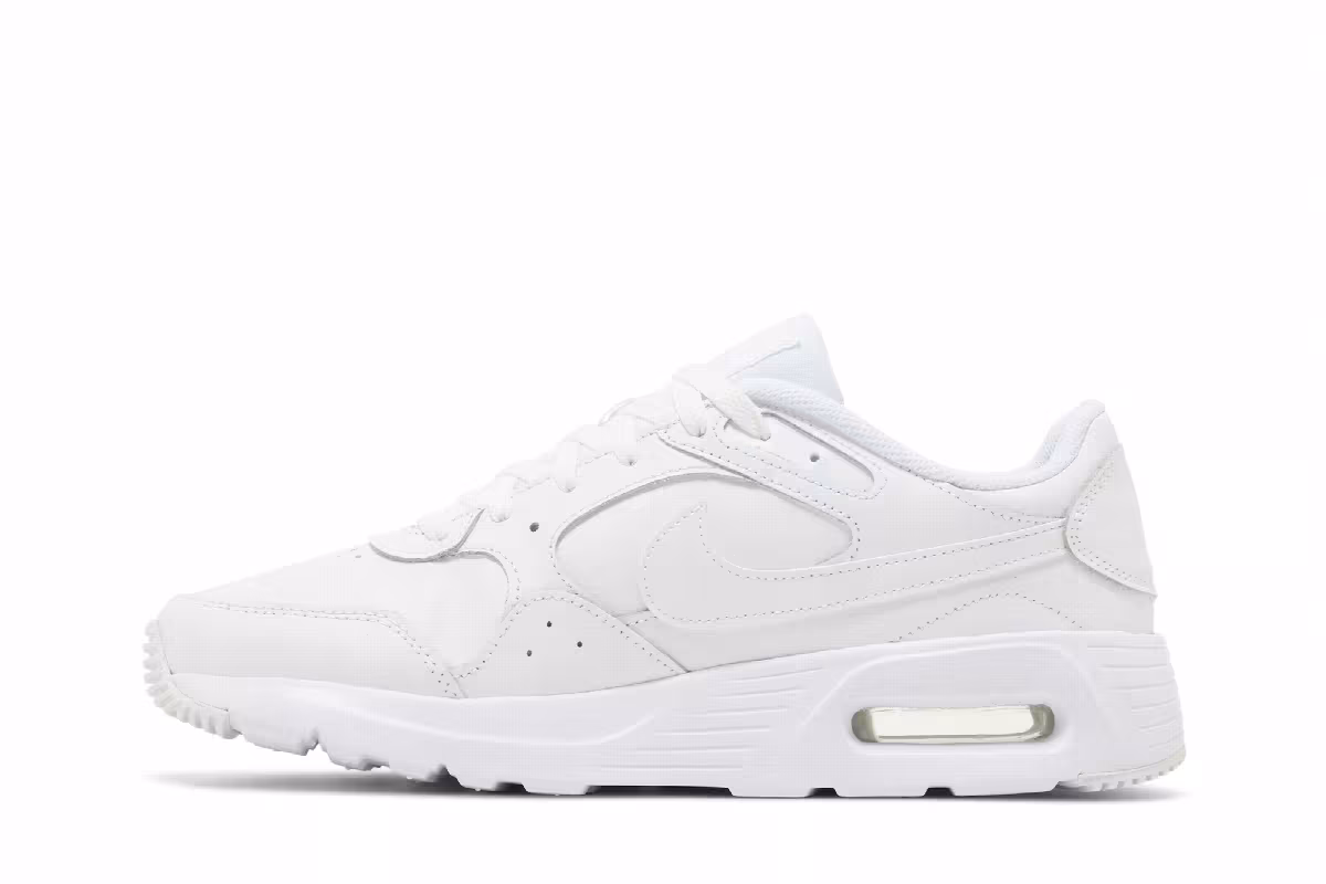 Nike Air Max Leather SC Triple White, view 4