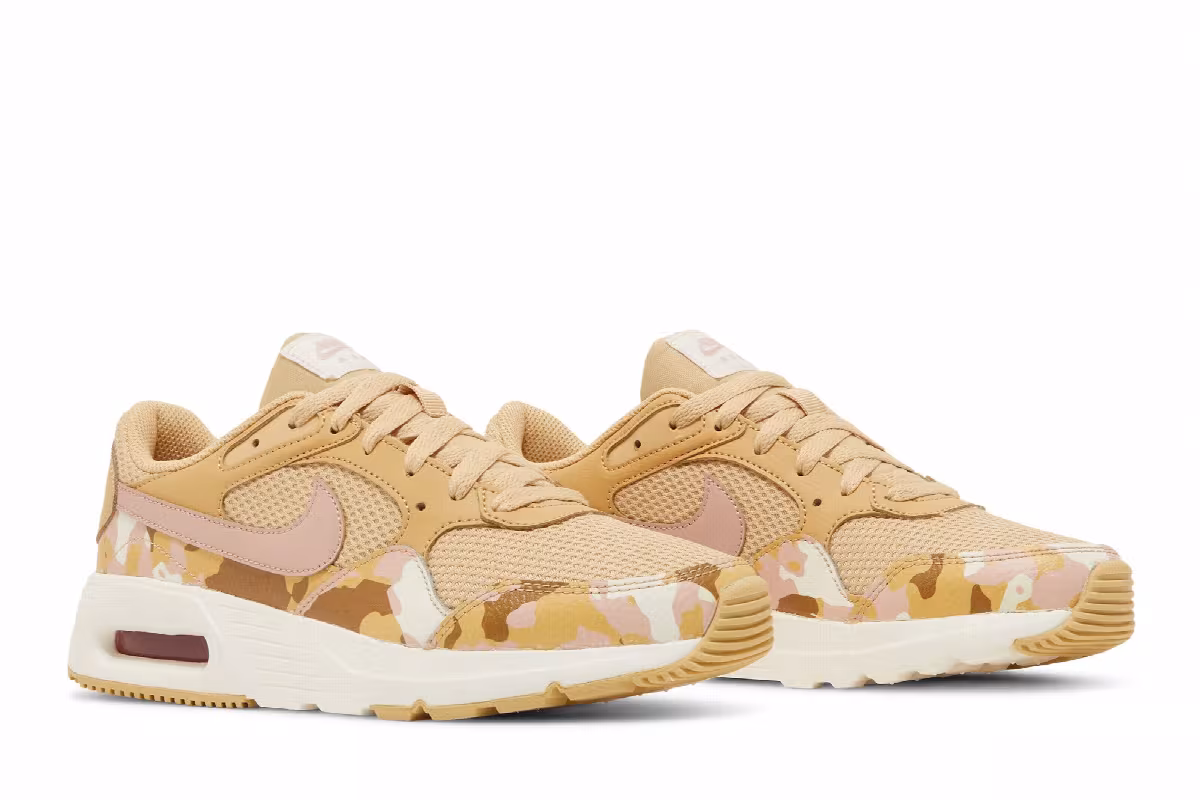 Nike Women's Air Max SC Sesame Pink Camo, view 9