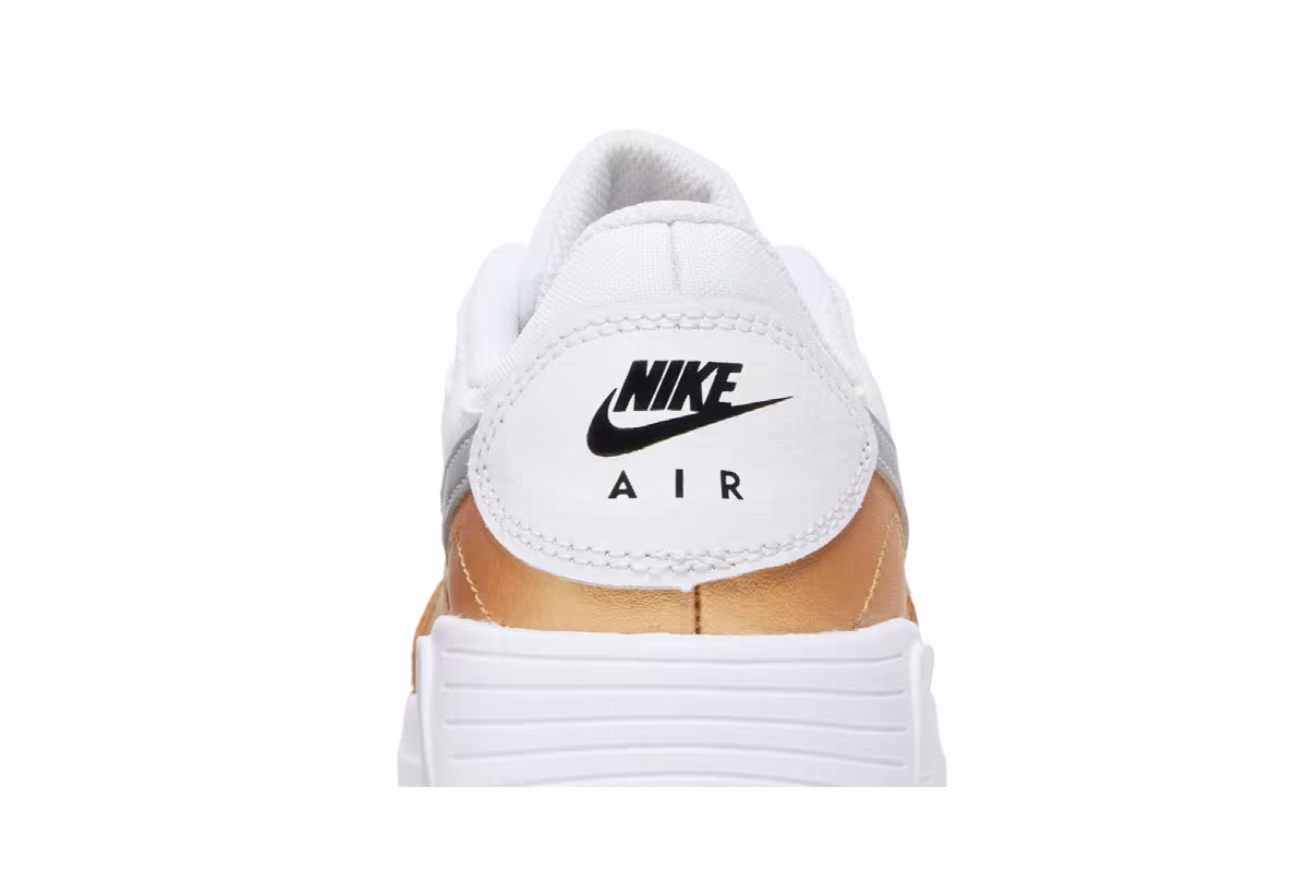 Nike Women's Air Max SC White Metallic Gold, view 8