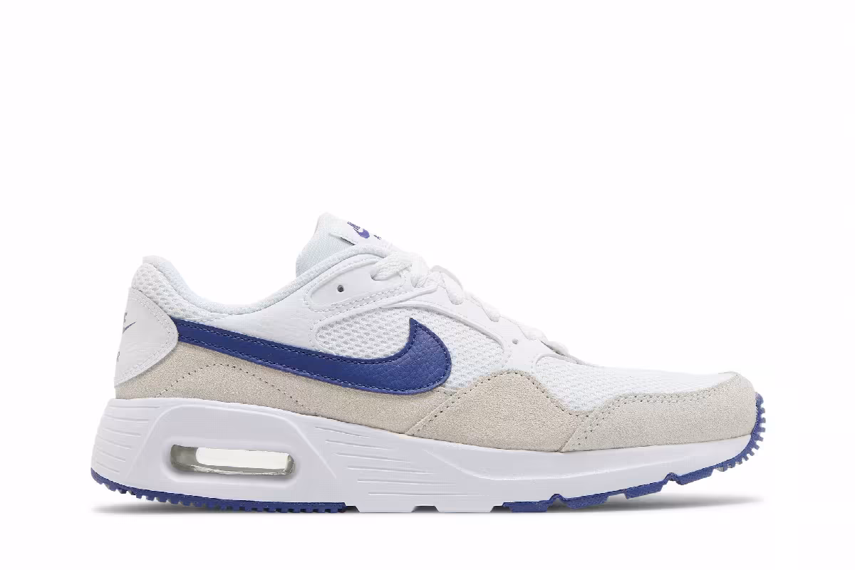 Nike Women's Air Max SC White Deep Royal Blue, view 2