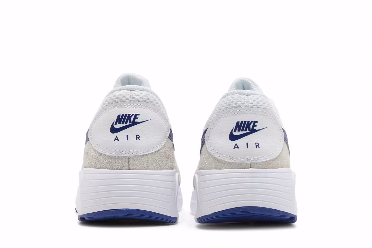 Nike Women's Air Max SC White Deep Royal Blue, view 7