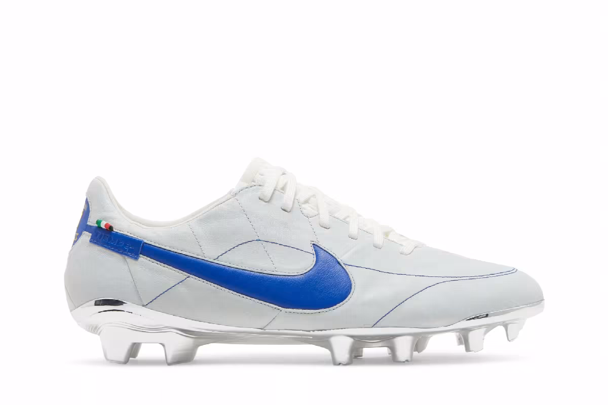 Nike Tiempo Legend 9 Elite FG Made in Italy White Game Royal, view 2