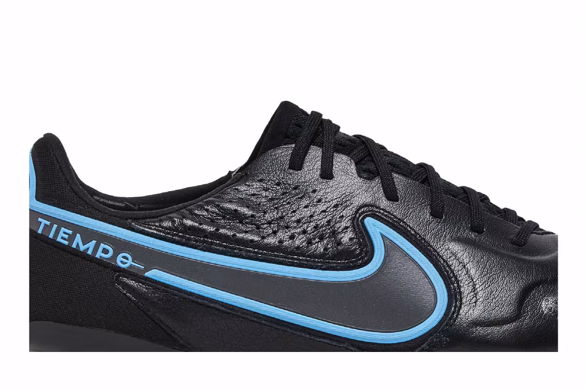 Nike Tiempo Legend 9 Elite FG Black Blue Hero, view 3