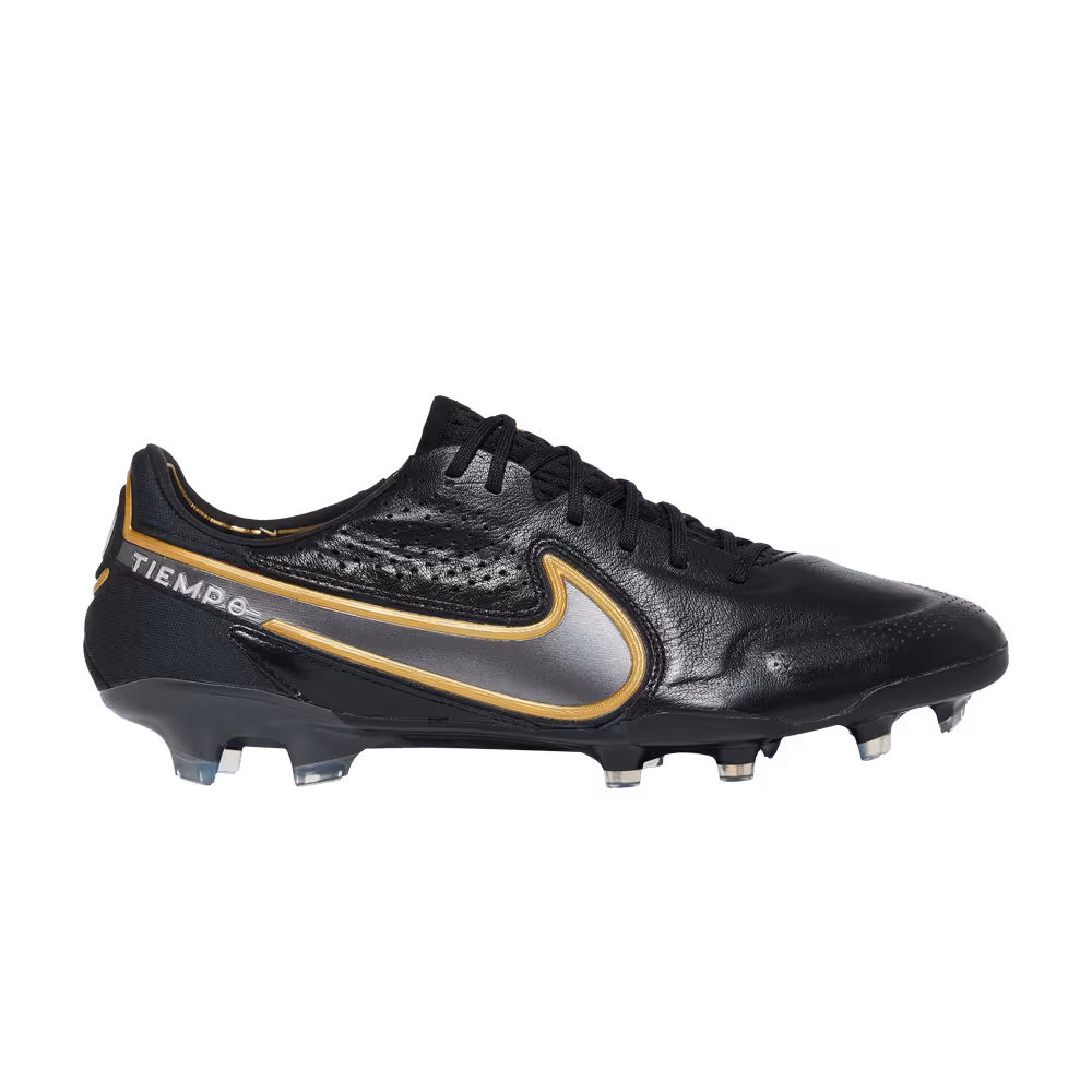 Nike Tiempo Legend 9 Elite FG Black Metallic Gold