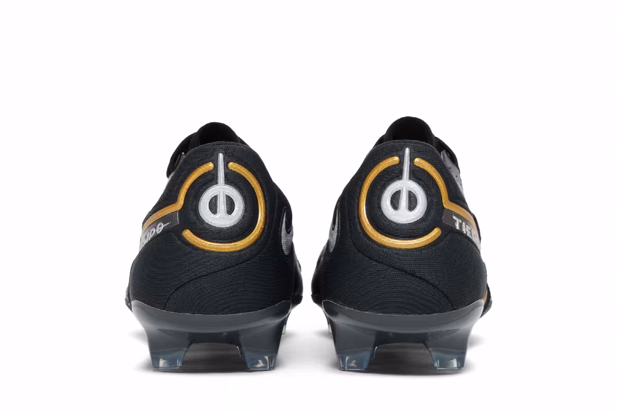 Nike Tiempo Legend 9 Elite FG Black Metallic Gold, view 7