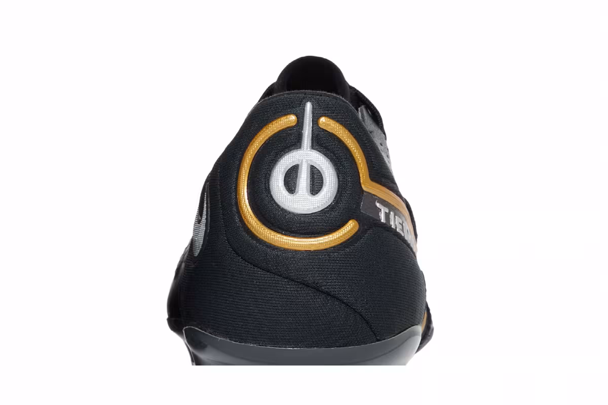 Nike Tiempo Legend 9 Elite FG Black Metallic Gold, view 8
