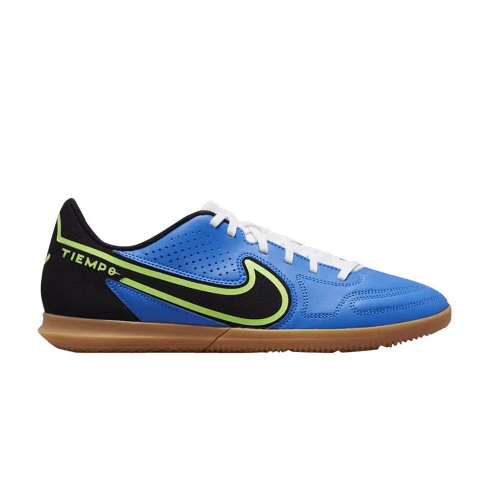 Nike Tiempo Legend 9 Club IC Light Photo Blue Lime Glow