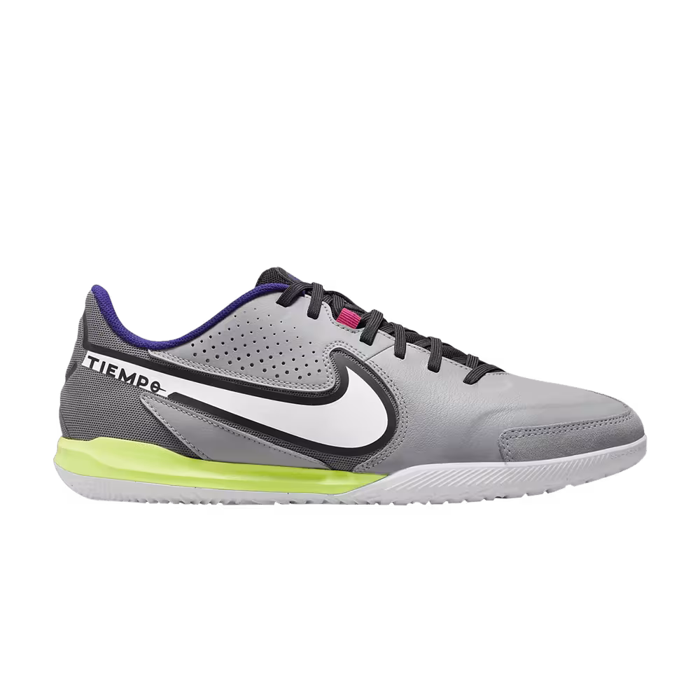 Nike Tiempo Legend 9 Academy IC Light Smoke Grey Volt