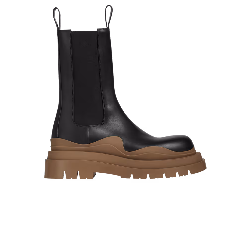 Bottega Veneta Tire Boot Black Jute