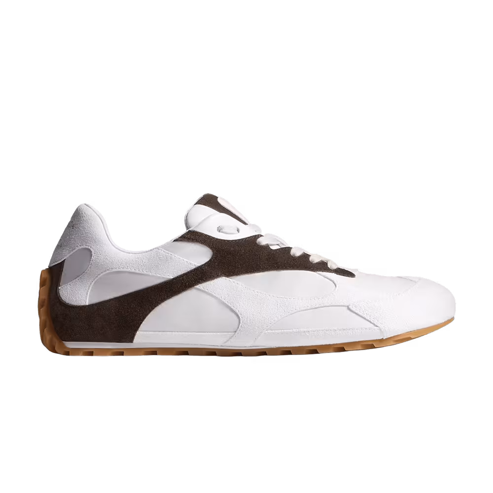 Bottega Veneta Orbit Flash Sneaker Optic White Espresso