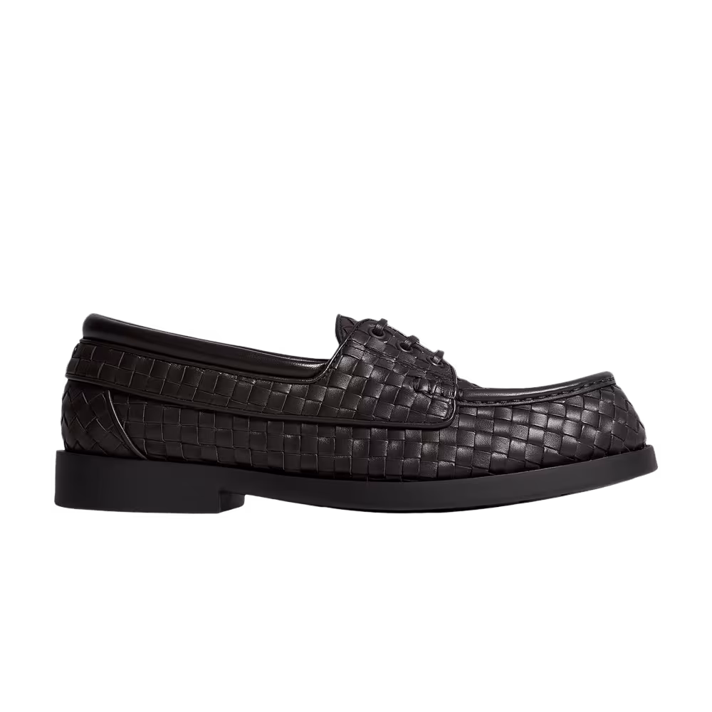 Bottega Veneta Pier Boat Shoe Espresso
