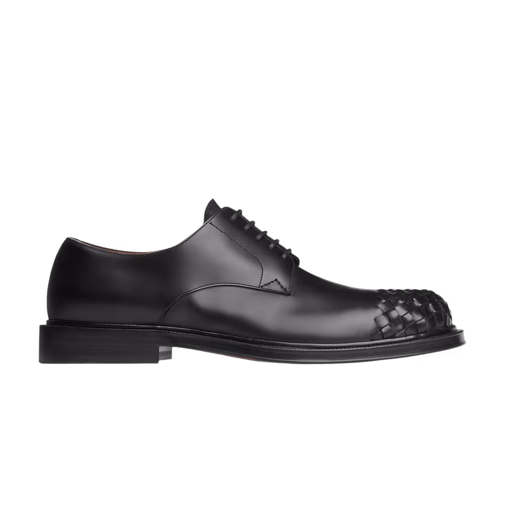Bottega Veneta James Lace-Up Shoe Black