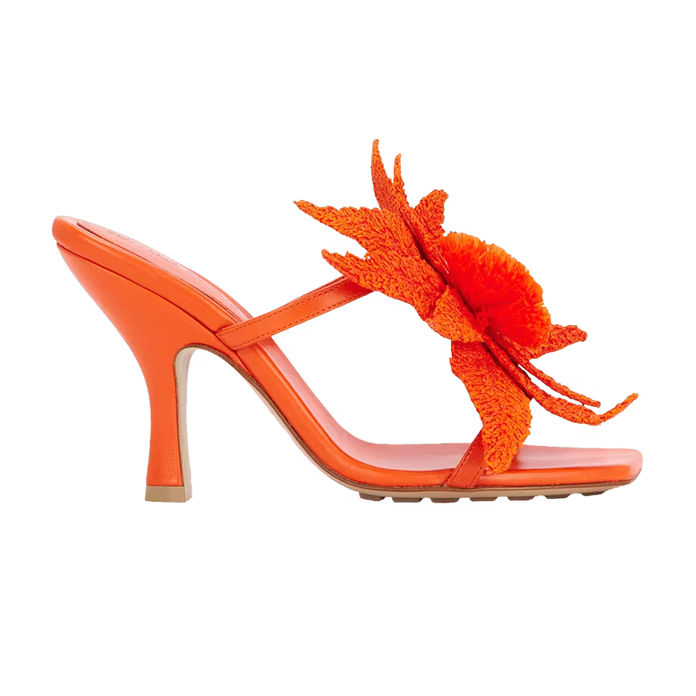 Bottega Veneta Women's Adam Sandal New Orange