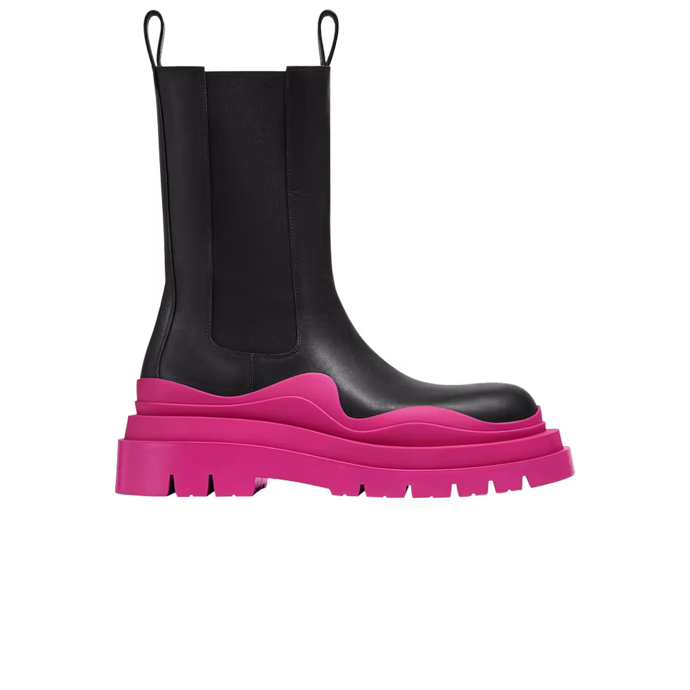 Bottega Veneta Women's Tire Boot Black Hollyhock