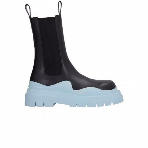 Bottega Veneta Tire Boot 'Black Pale Blue'