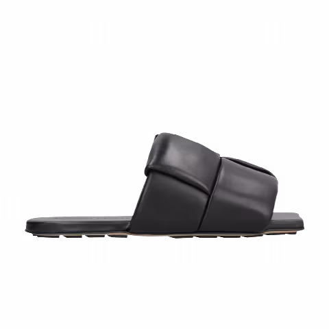 Bottega Veneta Wmns Flat Sandal 'Black'