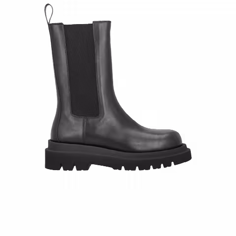 Bottega Veneta Wmns Lug Boot 'Fur - Black'