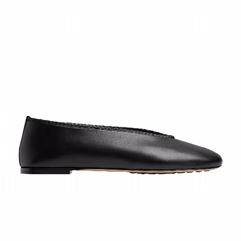 Bottega Veneta Wmns Rosa Ballerina Flat 'Black'
