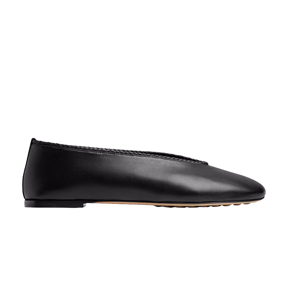 Bottega Veneta Women's Rosa Ballerina Flat Black