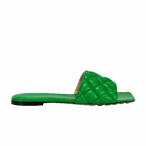 Bottega Veneta Wmns Padded Sandal 'Parakeet'