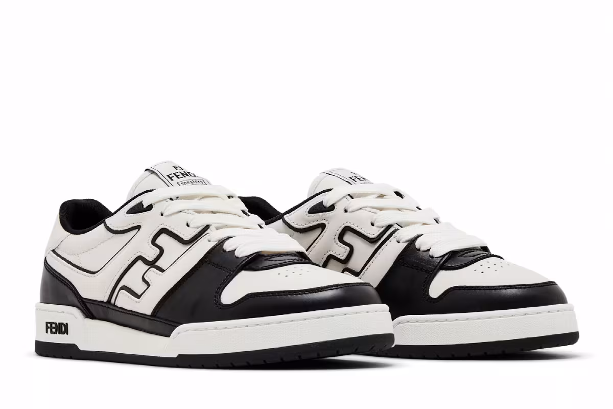 Fendi Match White Black, view 9