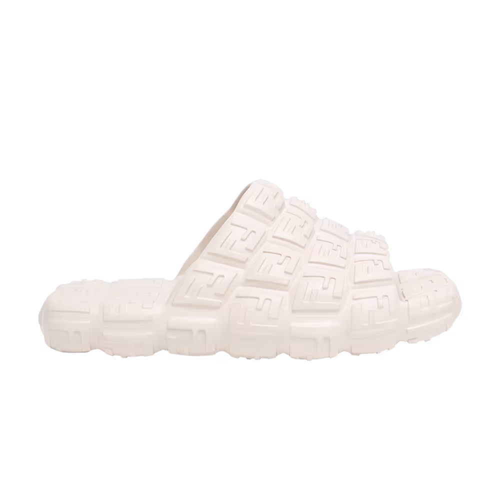 Fendi Cloud Slides White