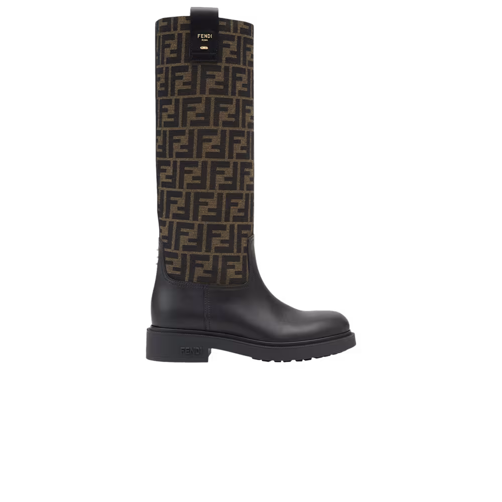 Fendi Women's Filo Boot FF Motif - Brown
