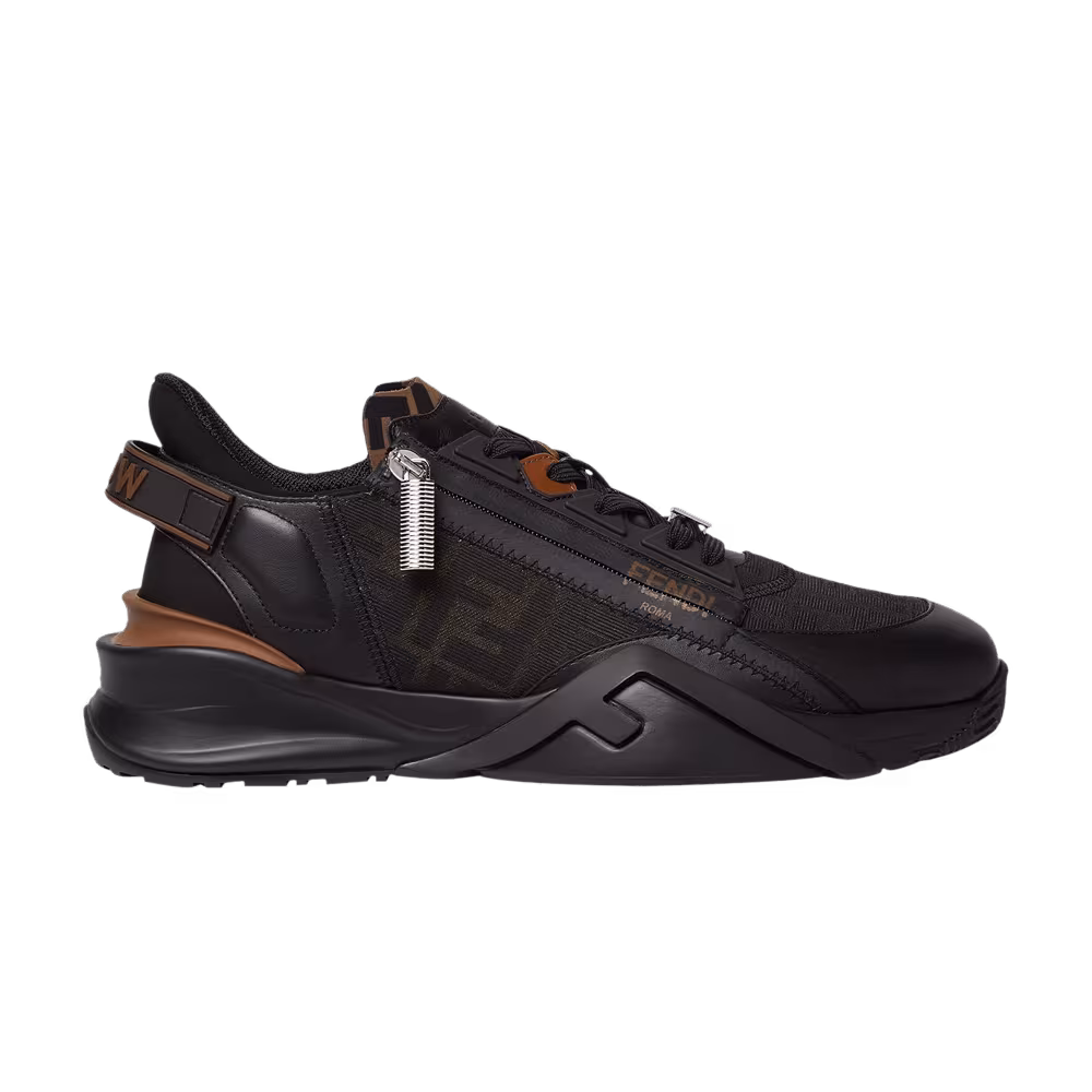 Fendi Flow Slip-On Black Brown