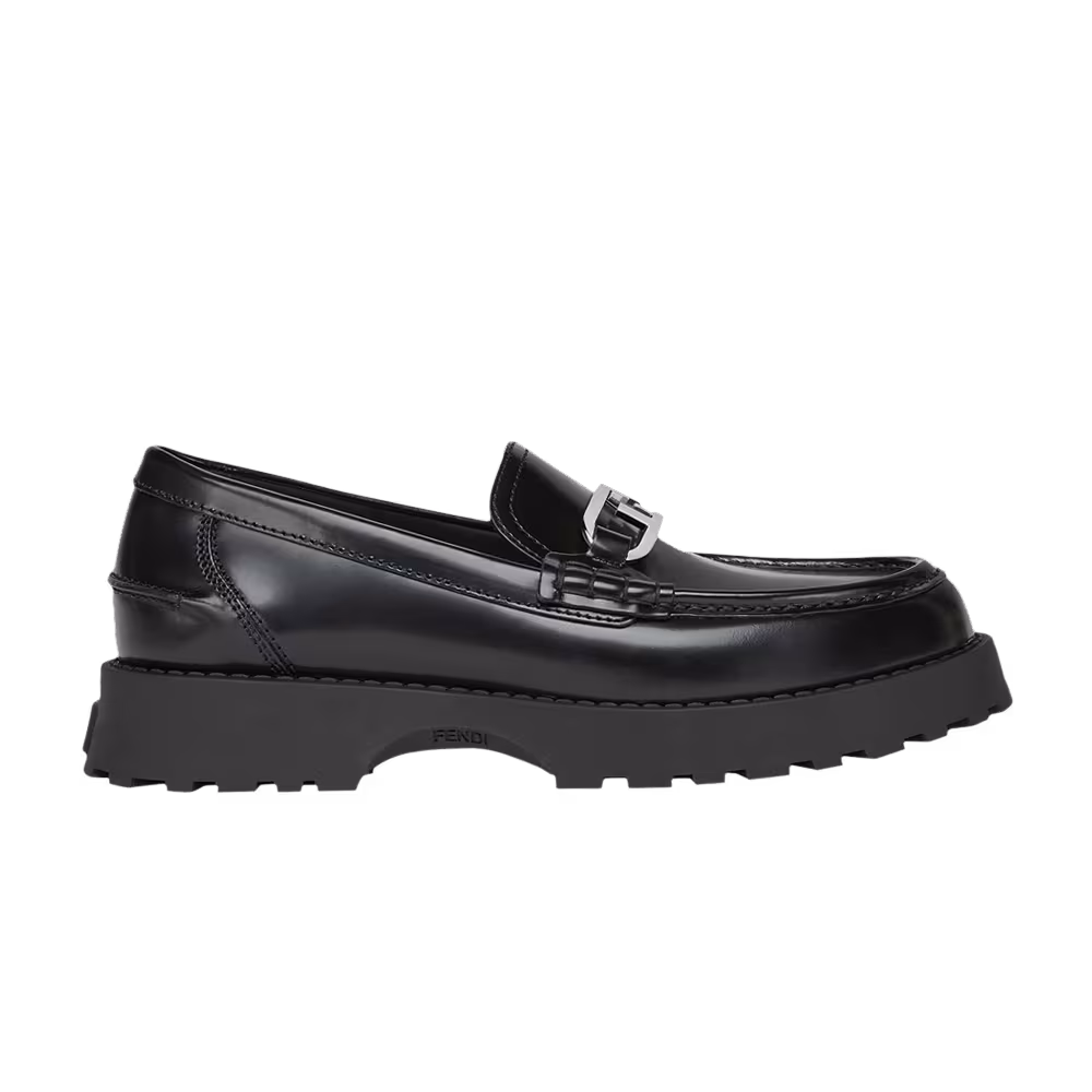 Fendi O'Lock Loafer Black