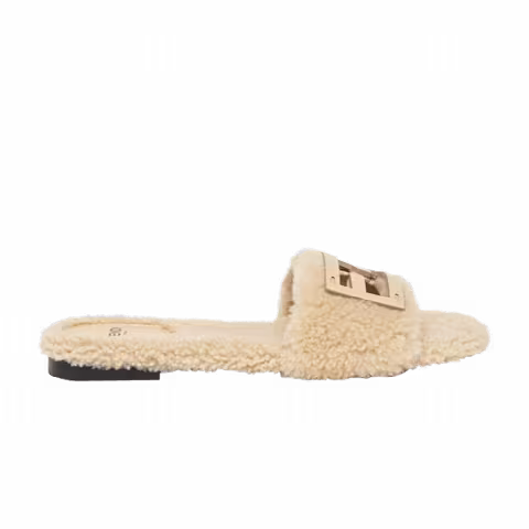 Fendi Wmns Baguette Slides 'Beige'