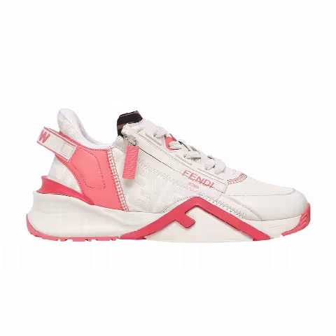 Fendi Wmns Flow FF Motif Low 'White Pink'