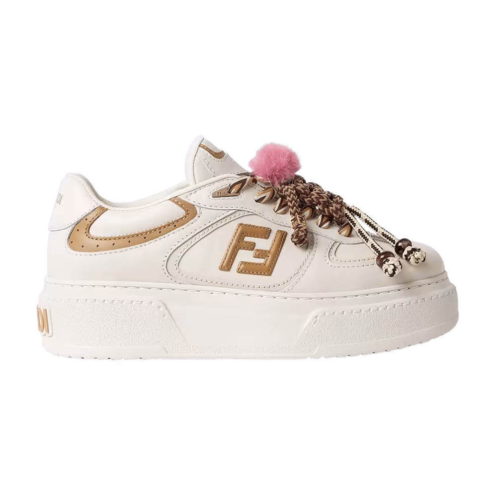 Fendi Women's Match White Beige Charms