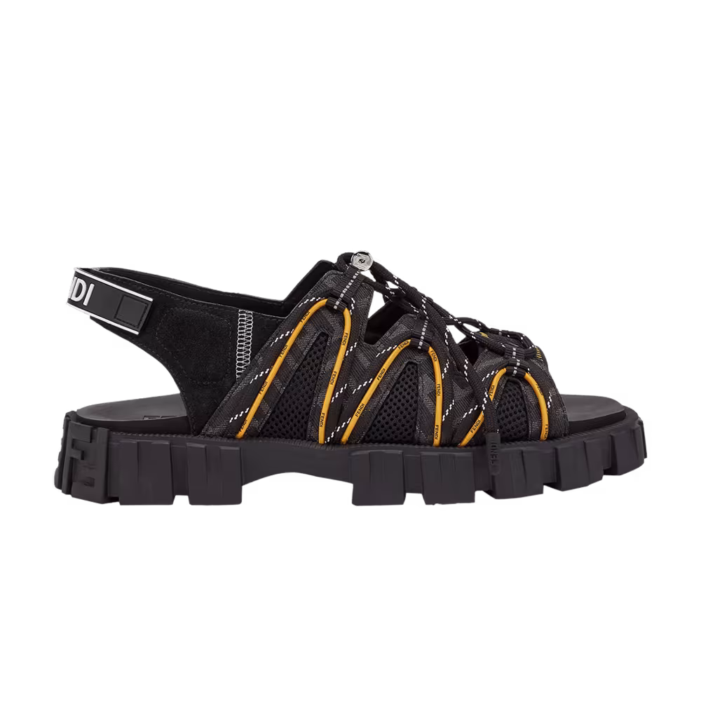 Fendi Force Sandal Black