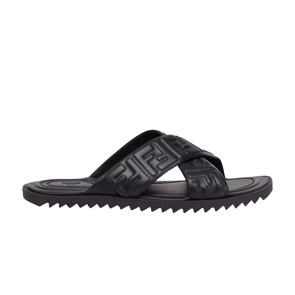 Fendi Slides Black