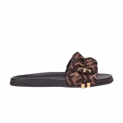 Fendi Wmns Vertigo Slides 'Brown'