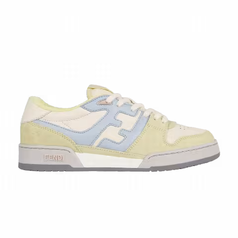 Fendi Wmns FF Mixed Leather Low 'Yellow'