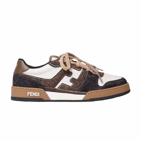 Fendi Match Sneaker 'White Brown'