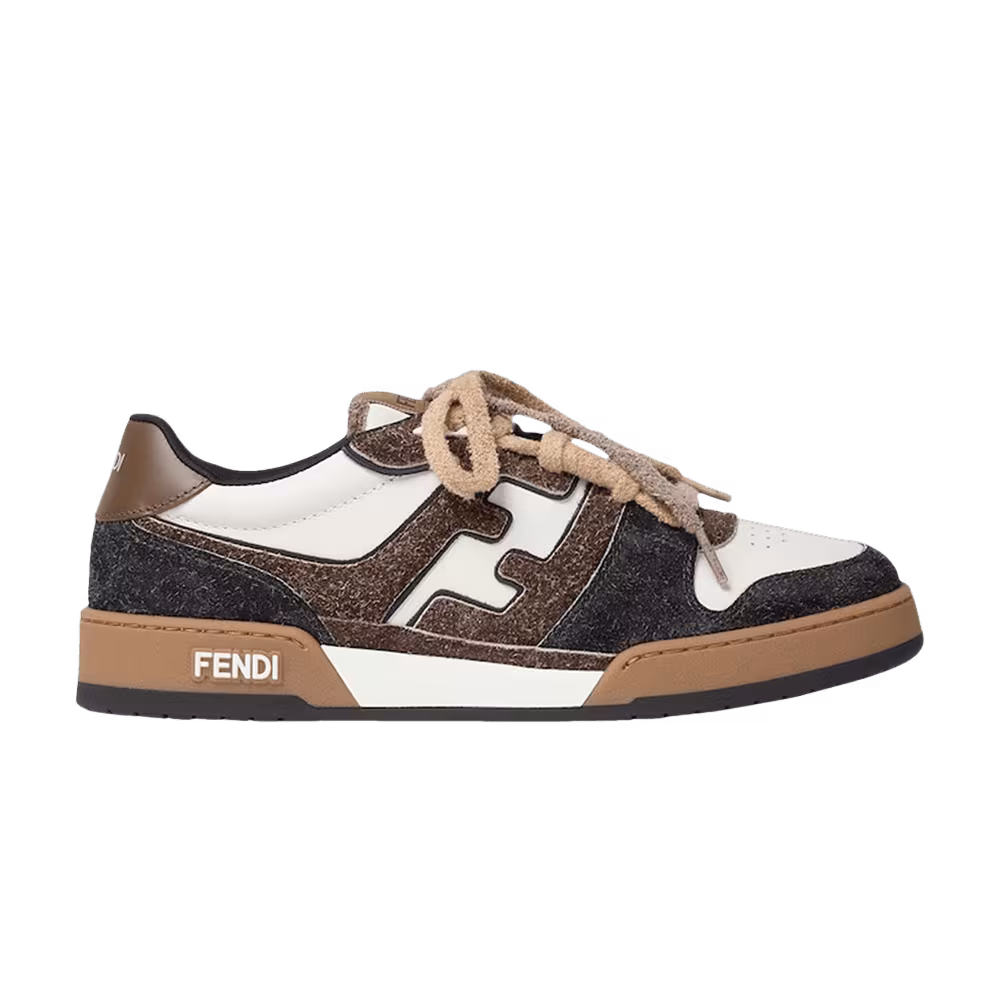 Fendi Match Sneaker White Brown