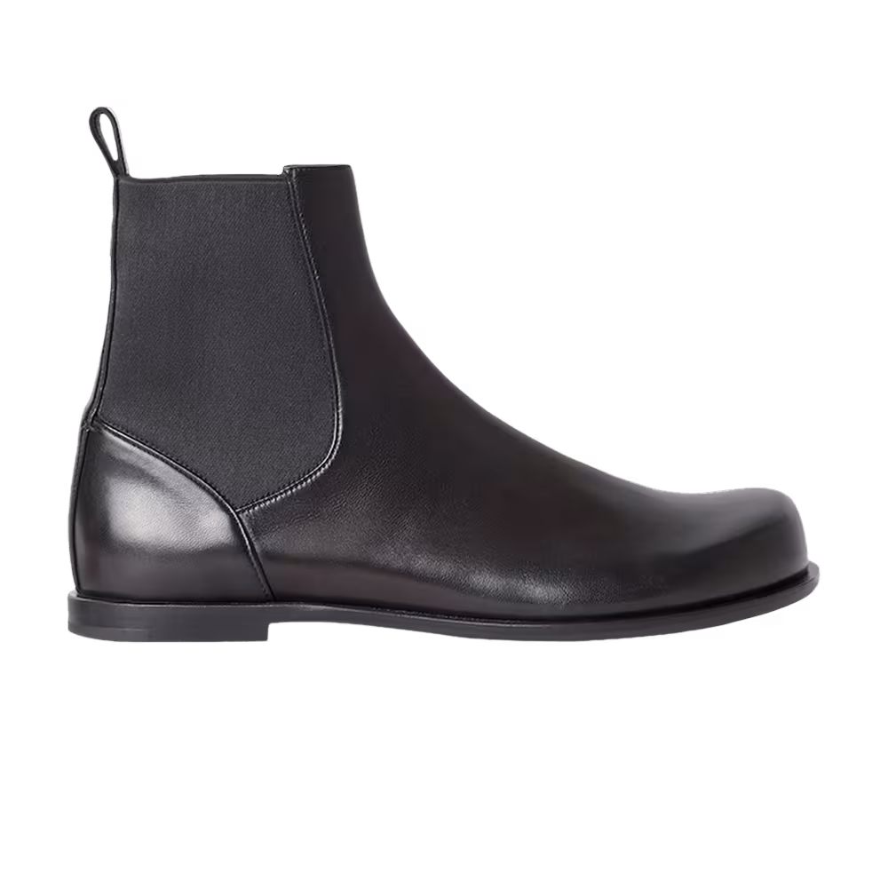 Fendi Squared Chelsea Boot Black