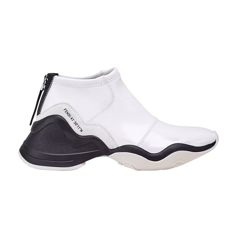 Fendi Women's FFluid High Glossy White