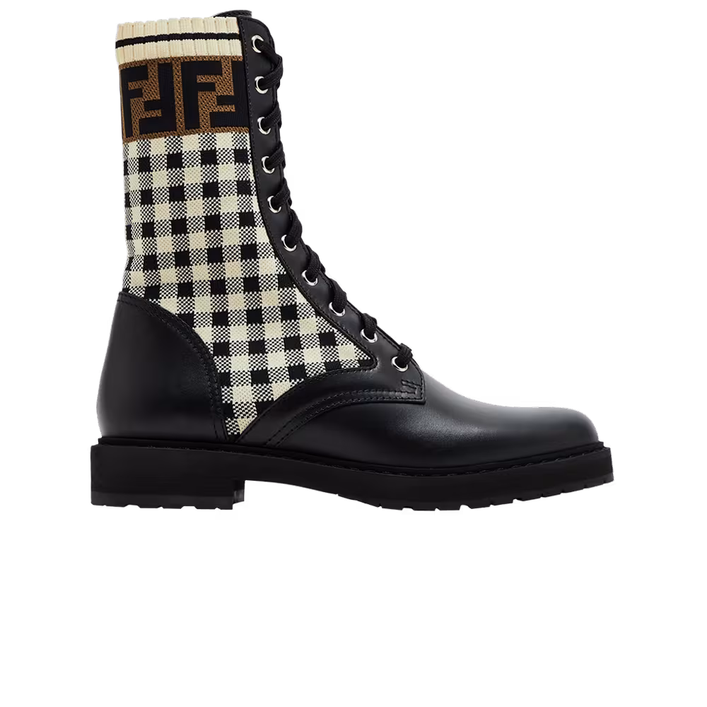 Fendi Women's FF Rockoko Biker Boot Fendi Rockoko