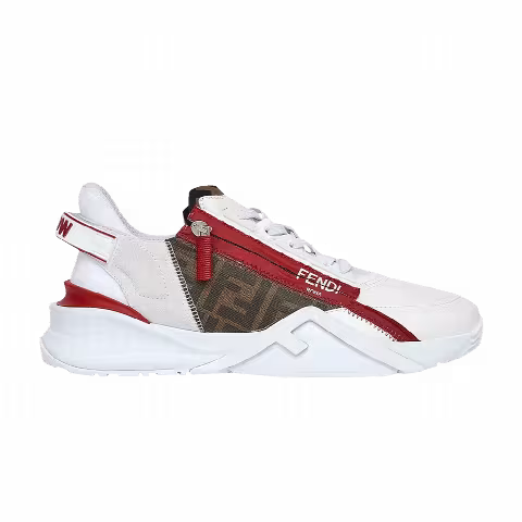 Fendi Flow Slip-On 'White Red'