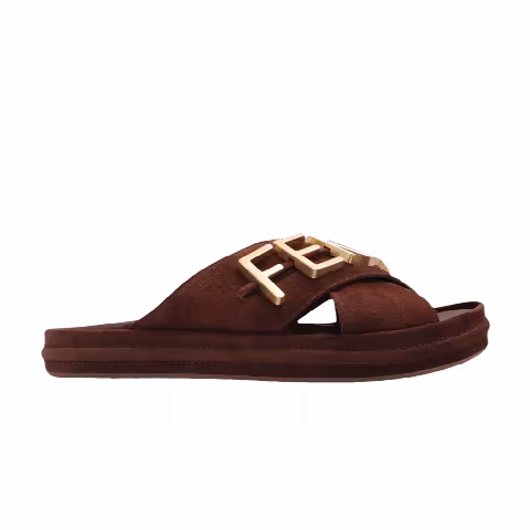 Fendi Wmns Fendigraphy Slide 'Brown'