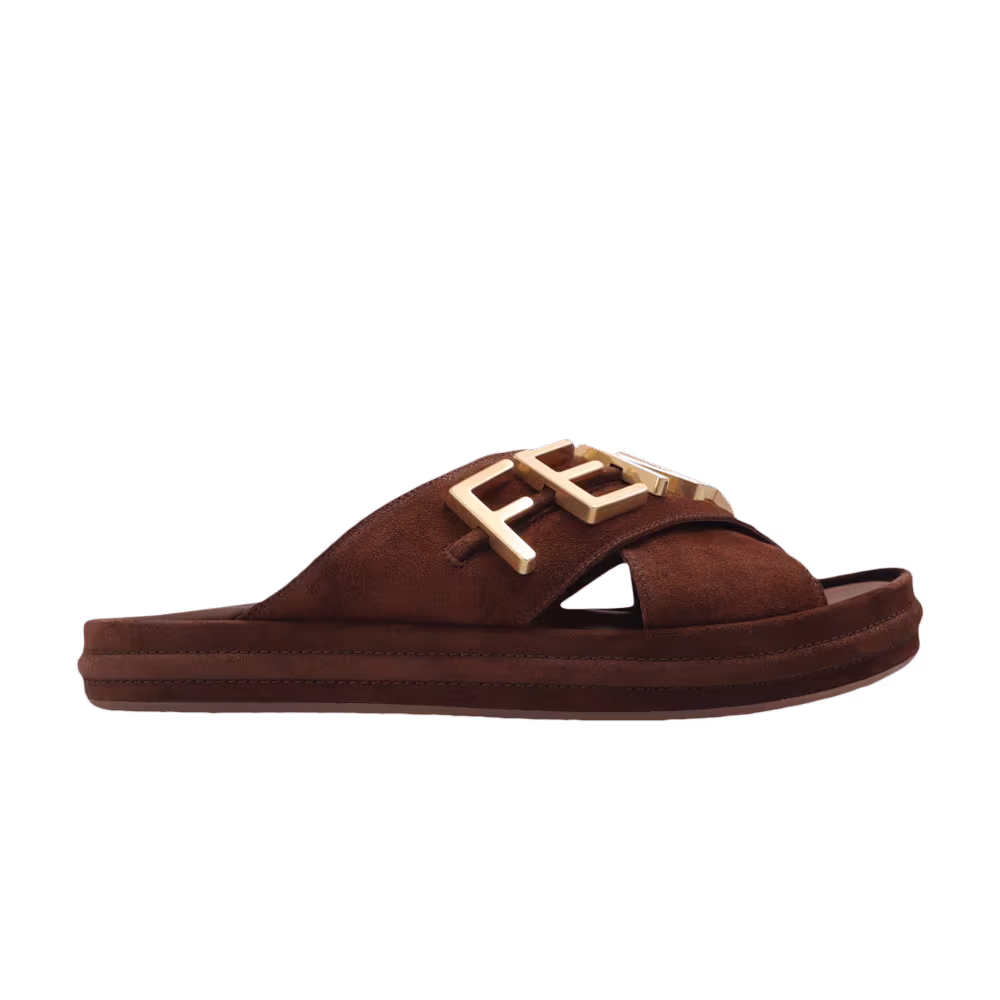 Fendi Women's Fendigraphy Slide Brown