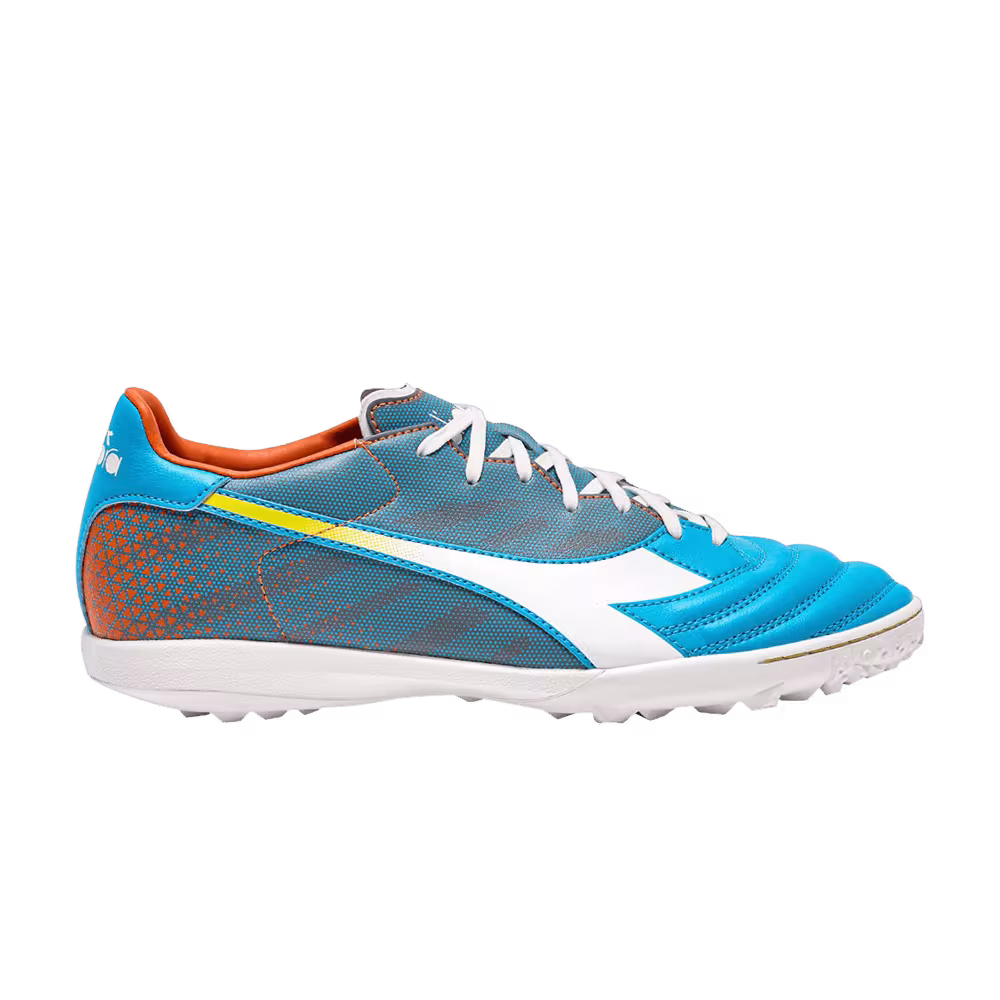 Diadora Brasil Elite Veloce GR TFR Blue Fluorescent Orange
